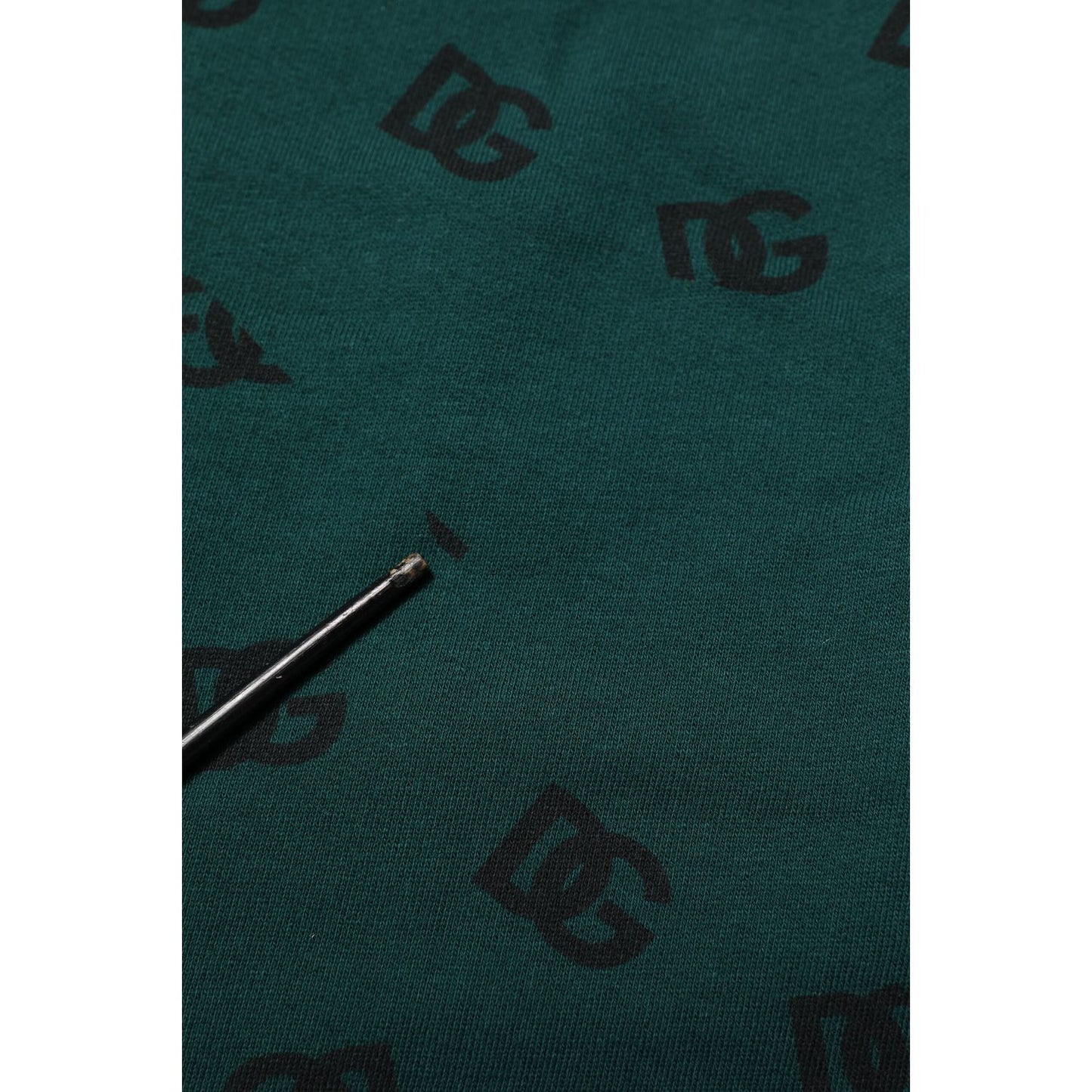 Dolce & Gabbana Green Logo Print Jogger Men Sweatpants Pants Dolce & Gabbana