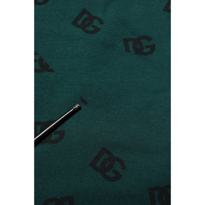 Dolce & Gabbana Green Logo Print Jogger Men Sweatpants Pants Dolce & Gabbana