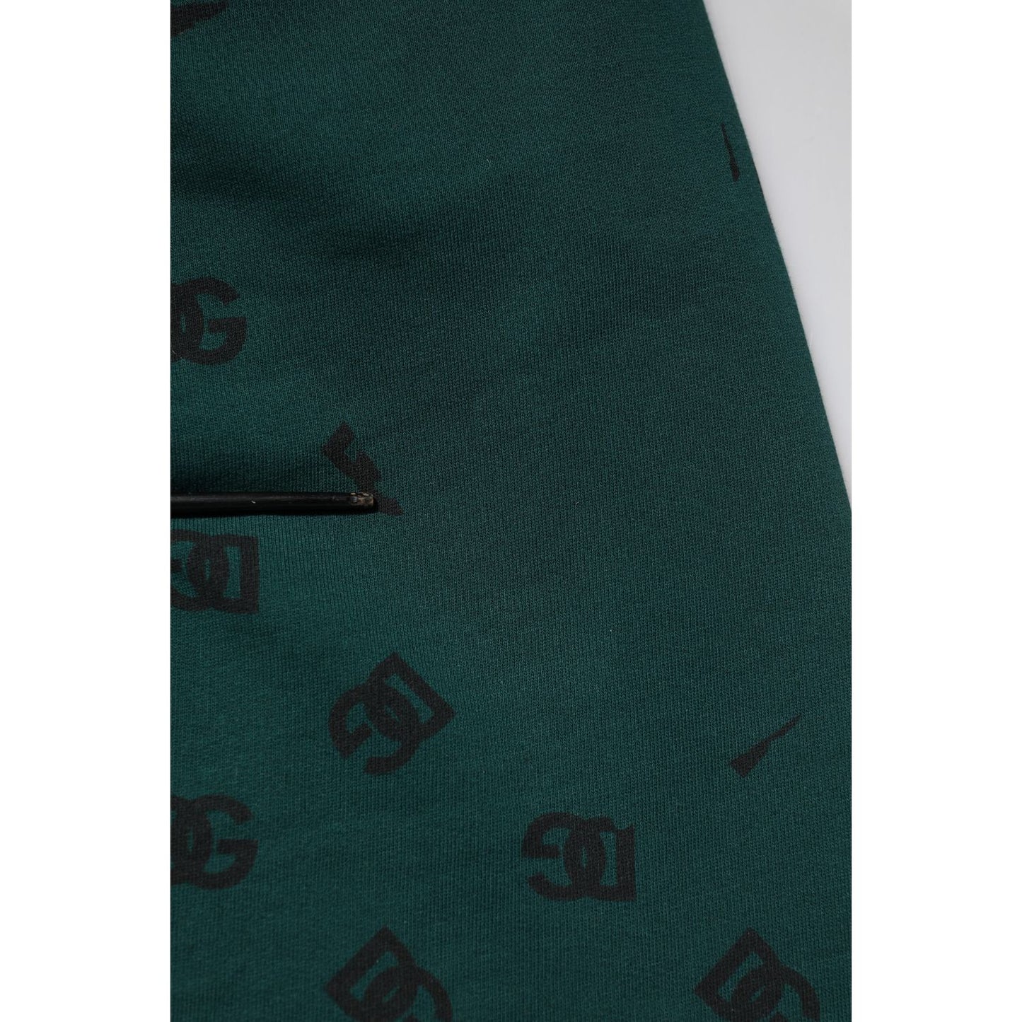 Dolce & Gabbana Green Logo Print Jogger Men Sweatpants Pants Dolce & Gabbana