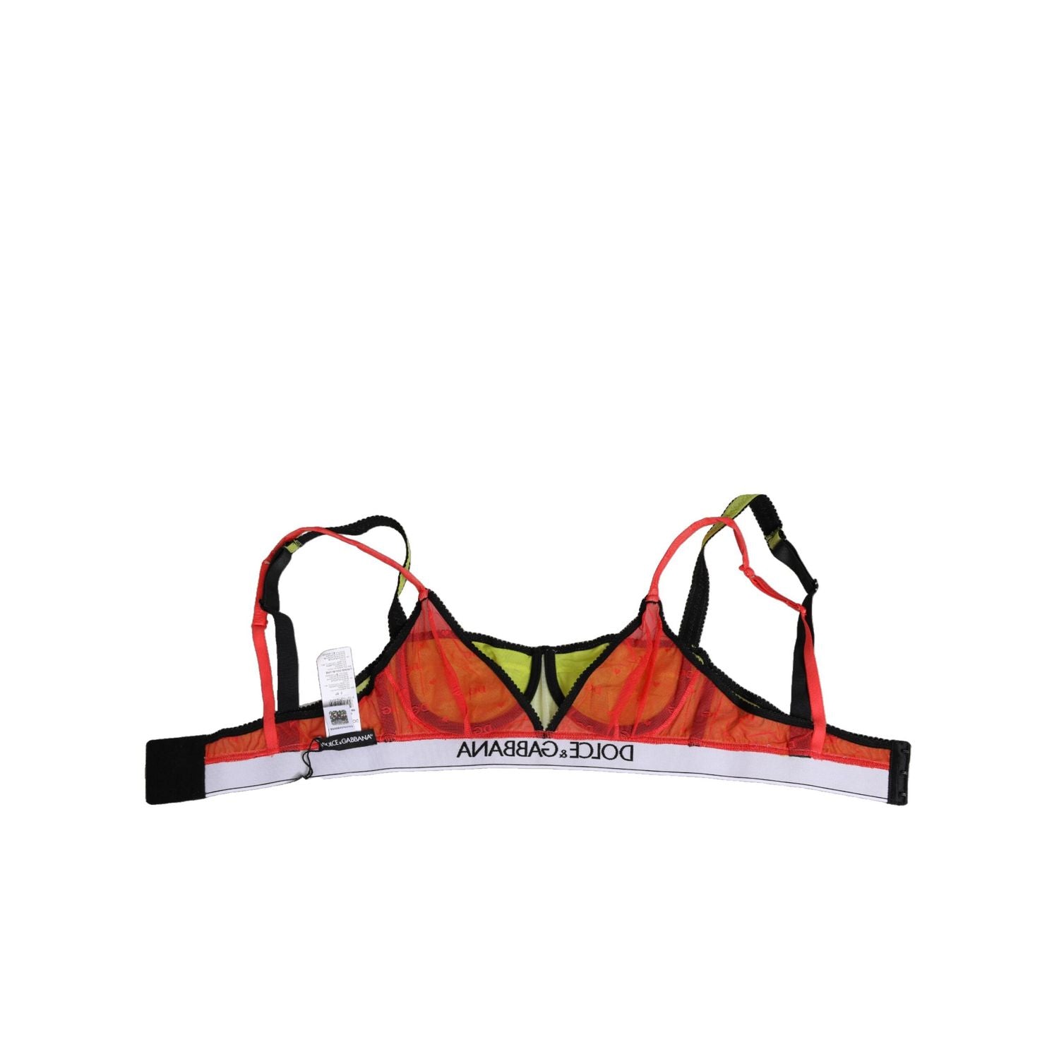 Dolce & Gabbana Green Nylon Soft Cup Balconnet Bra Underwear