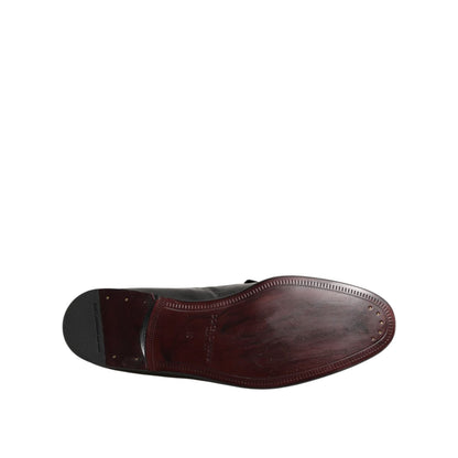 Dolce & Gabbana Leather Loafers Men Formal Dress Shoes Dolce & Gabbana