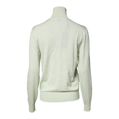Dolce & Gabbana Light Green Wool Turtleneck Pullover Sweater Dolce & Gabbana