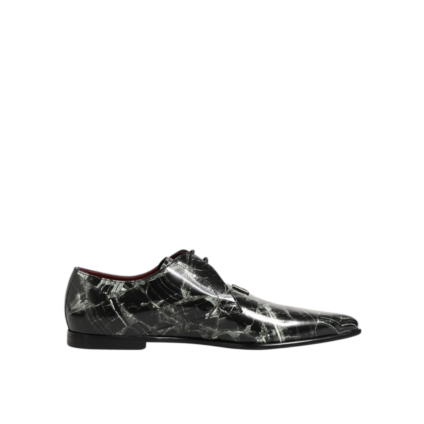 Dolce & Gabbana Marbled Pattern Dress Lace Up Derby Shoes Dolce & Gabbana