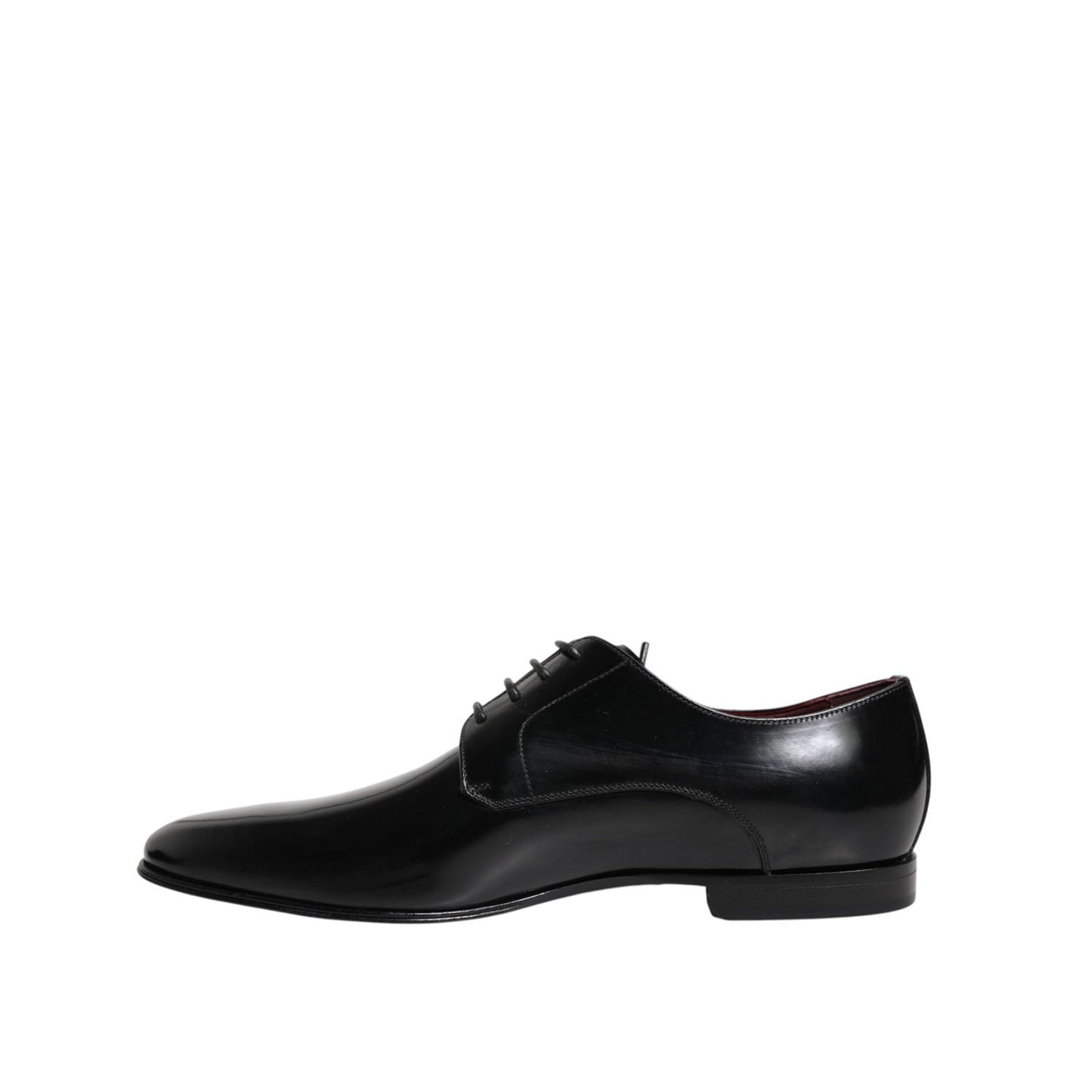Dolce & Gabbana Men Dress Black Calfskin Leather Derby Shoes