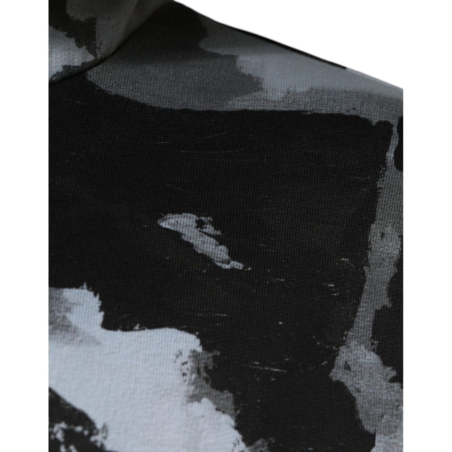 Dolce & Gabbana Multicolor Camouflage Men Hooded Sweater Dolce & Gabbana