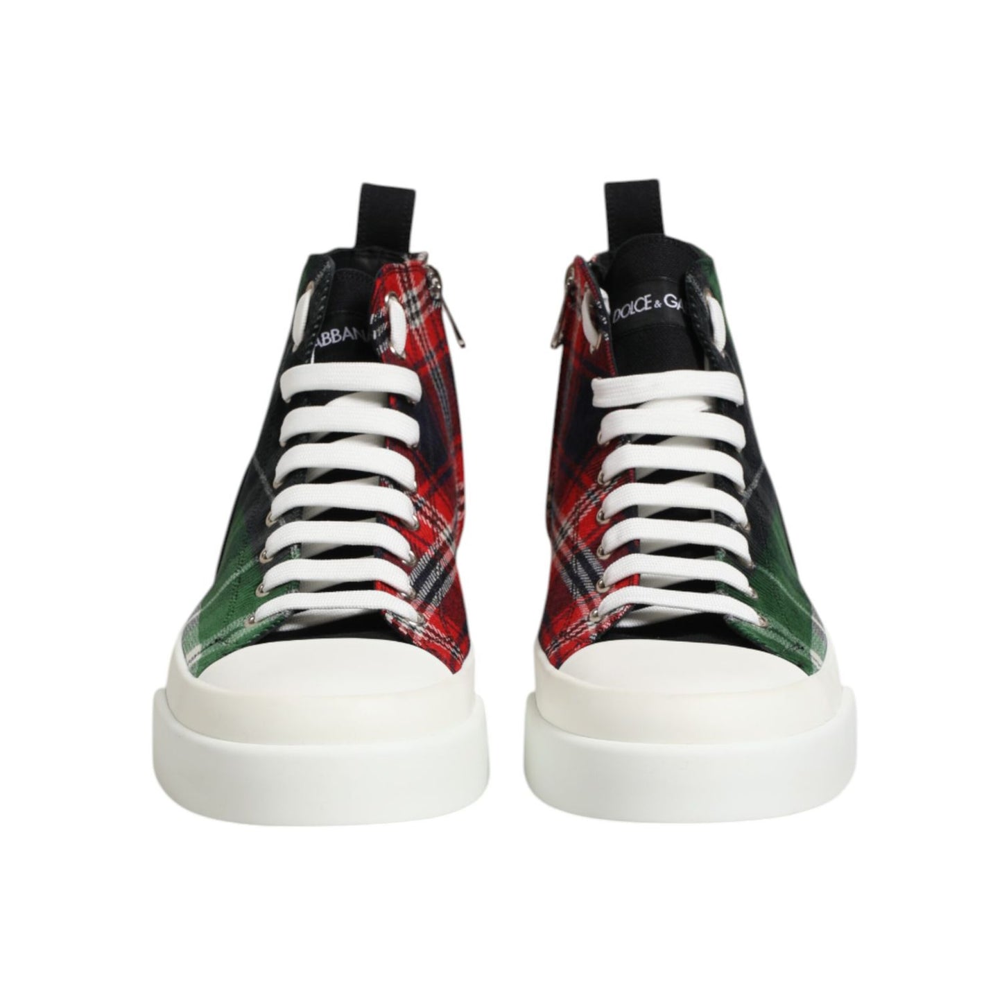 Dolce & Gabbana Multicolor Cotton High Top Men Sneakers Shoes Dolce & Gabbana