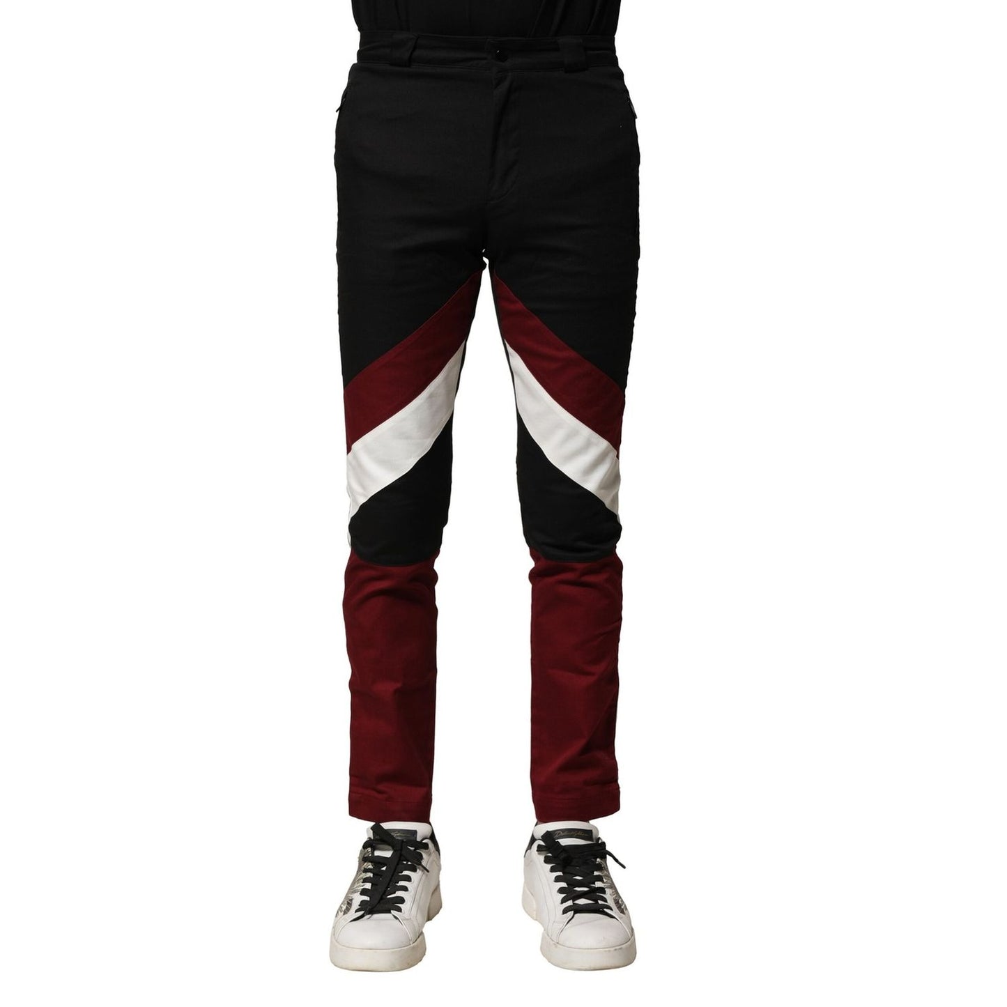 Dolce & Gabbana Multicolor Cotton Jogger Men Pants Dolce & Gabbana