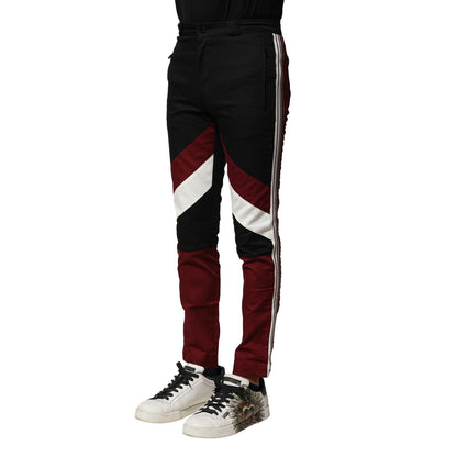 Dolce & Gabbana Multicolor Cotton Jogger Men Pants Dolce & Gabbana