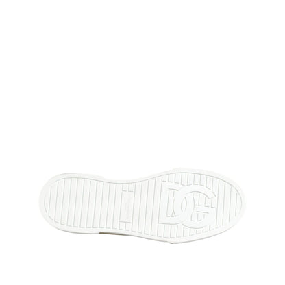 Dolce & Gabbana Multicolor Cotton Logo Low Top Sneakers Shoes Dolce & Gabbana