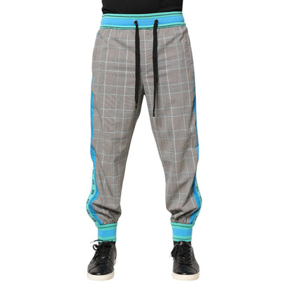 Dolce & Gabbana Multicolor Cotton Men Jogger Sweatpants Pants Dolce & Gabbana