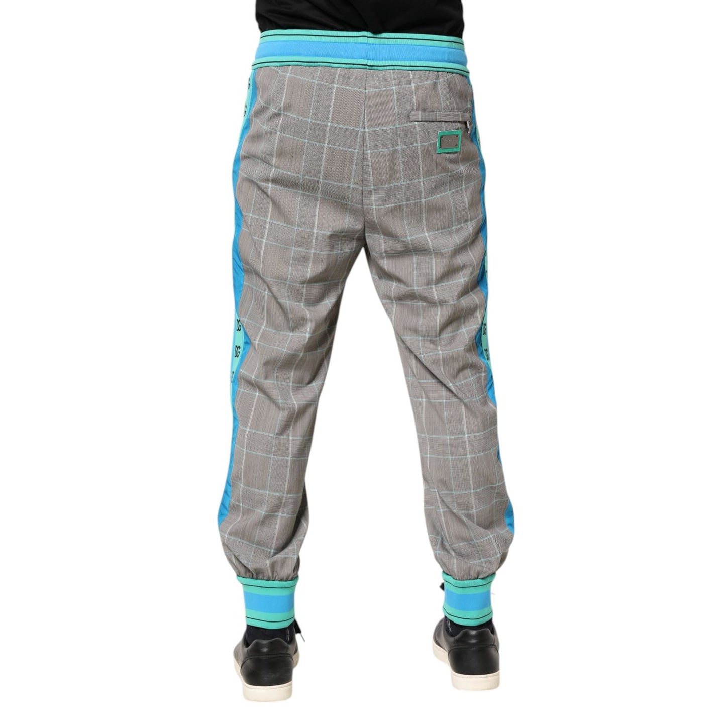 Dolce & Gabbana Multicolor Cotton Men Jogger Sweatpants Pants Dolce & Gabbana