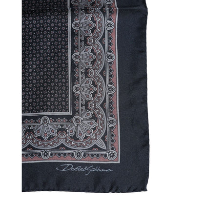 Dolce & Gabbana Multicolor Fantasy Silk Square Foulard Scarf Dolce & Gabbana