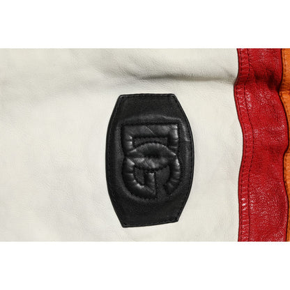 Dolce & Gabbana Multicolor Lambskin Tapered Men Pants Dolce & Gabbana