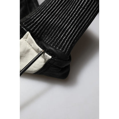 Dolce & Gabbana Multicolor Lambskin Tapered Men Pants Dolce & Gabbana