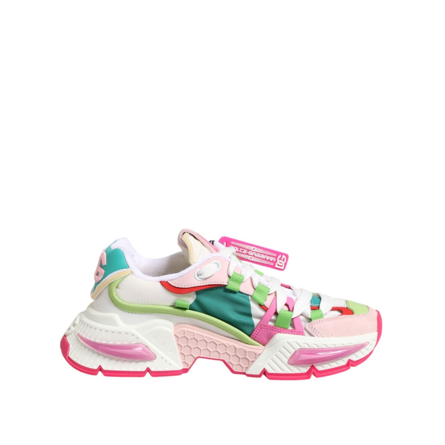 Dolce & Gabbana Multicolor Leather Airmaster Low Top Sneaker Shoes