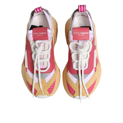 Dolce & Gabbana Multicolor Leather Daymaster Low Top Sneakers Shoes Dolce & Gabbana