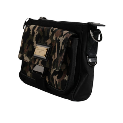 Dolce & Gabbana Multicolor Leopard Jacquard Crossbody Bag Dolce & Gabbana