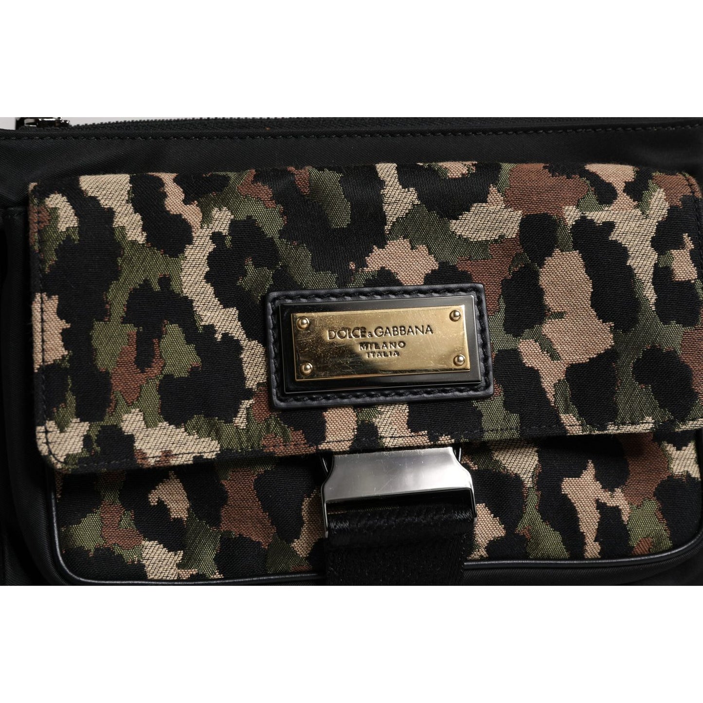 Dolce & Gabbana Multicolor Leopard Jacquard Crossbody Bag Dolce & Gabbana