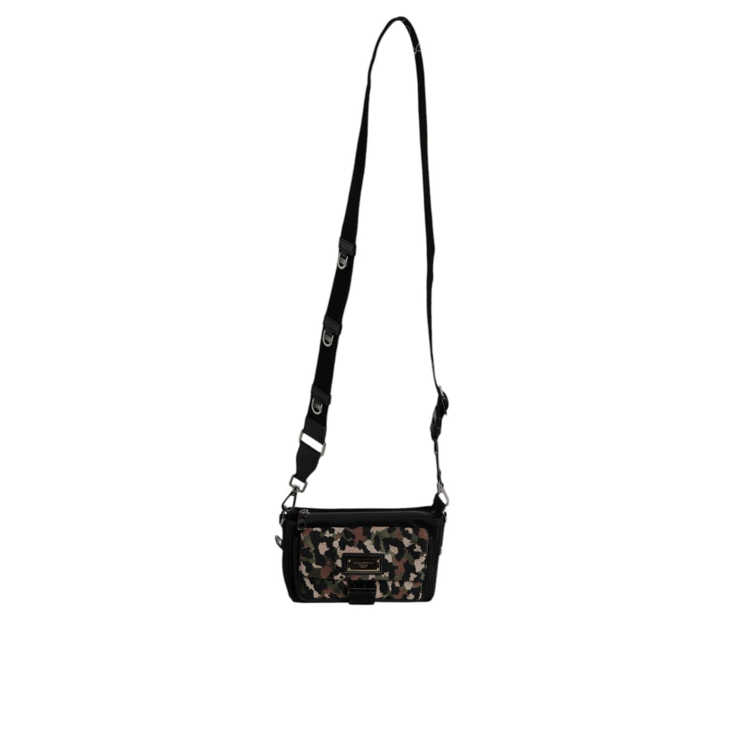 Dolce & Gabbana Multicolor Leopard Jacquard Crossbody Bag Dolce & Gabbana