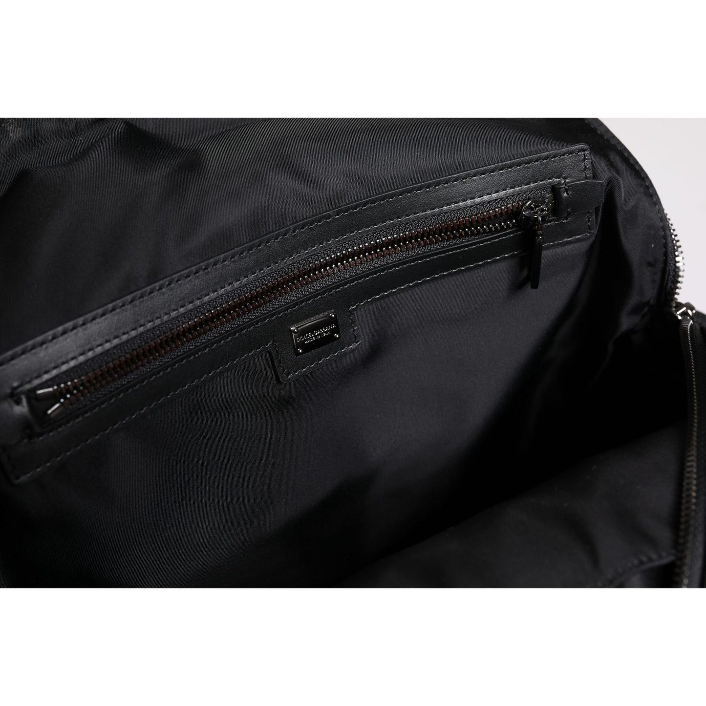 Dolce & Gabbana Multicolor Leopard Print DG Logo Plaque Men Backpack Bag Dolce & Gabbana