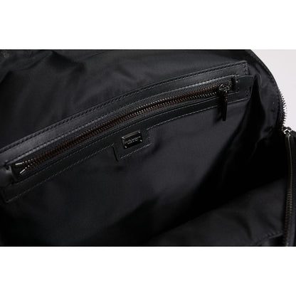 Dolce & Gabbana Multicolor Leopard Print DG Logo Plaque Men Backpack Bag Dolce & Gabbana