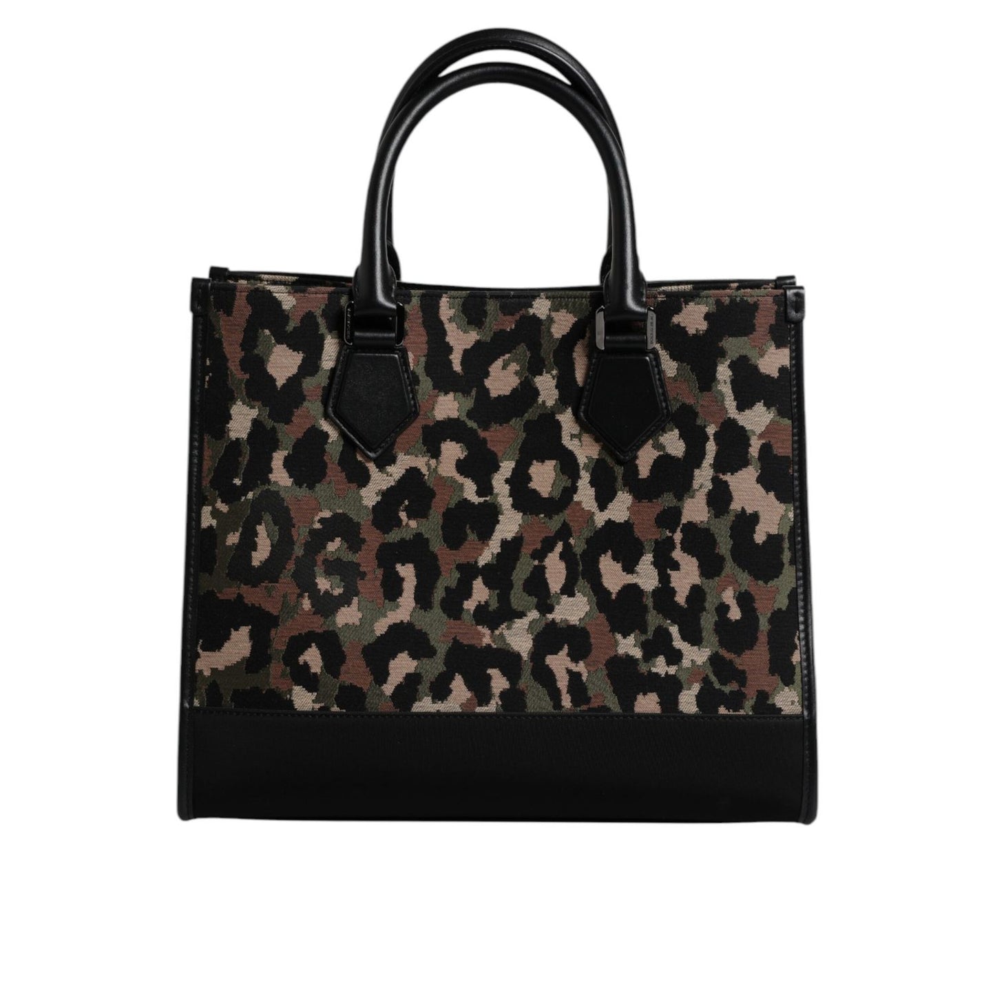 Dolce & Gabbana Multicolor Leopard Shopping Tote Shoulder Bag Dolce & Gabbana