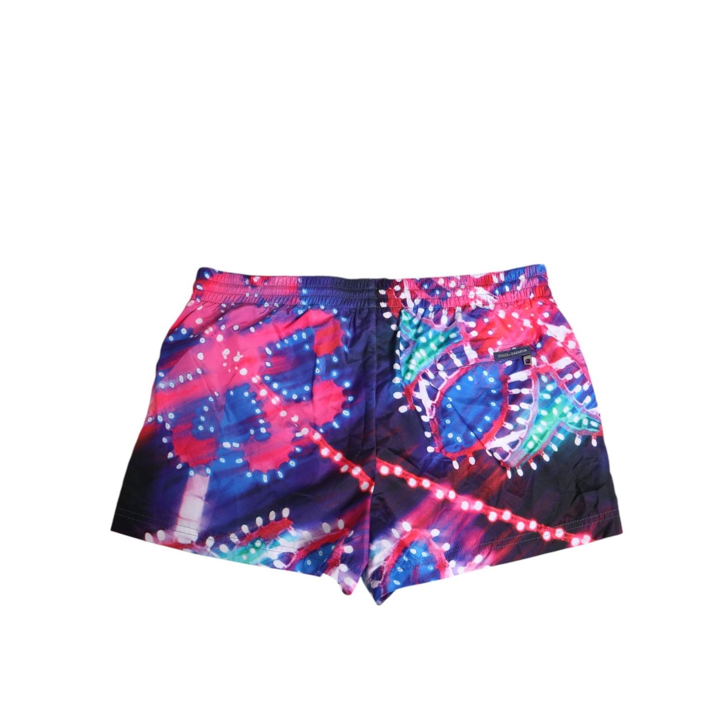 Dolce & Gabbana Multicolor Neon Print Polyester Shorts Swimwear Dolce & Gabbana