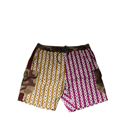 Dolce & Gabbana Multicolor Playing Card Camouflage Shorts Swimwear Dolce & Gabbana