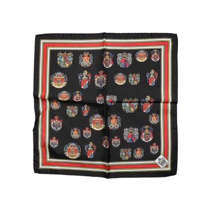Dolce & Gabbana Multicolor Silk Square Men Foulard Scarf Dolce & Gabbana