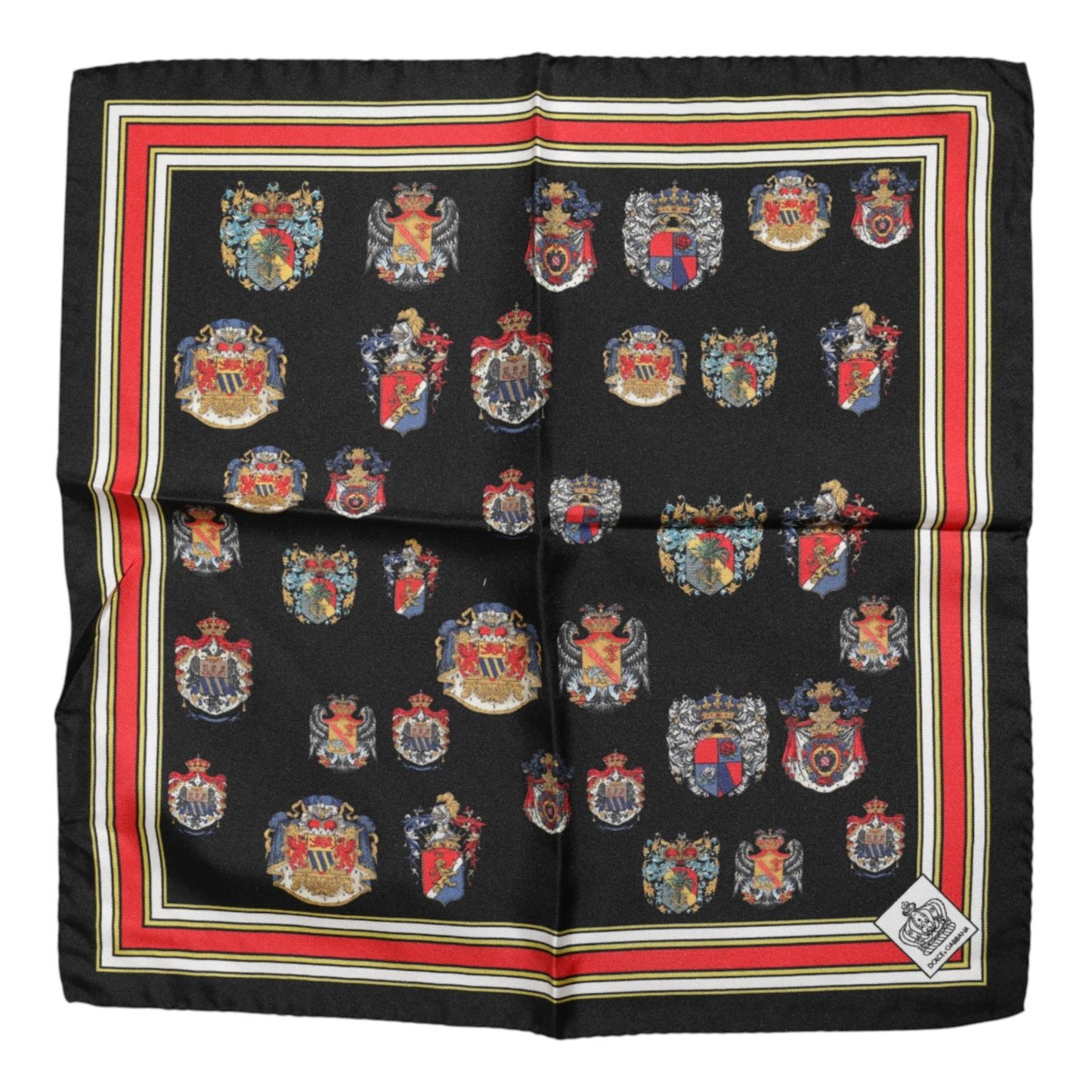 Dolce & Gabbana Multicolor Silk Square Men Foulard Scarf Dolce & Gabbana