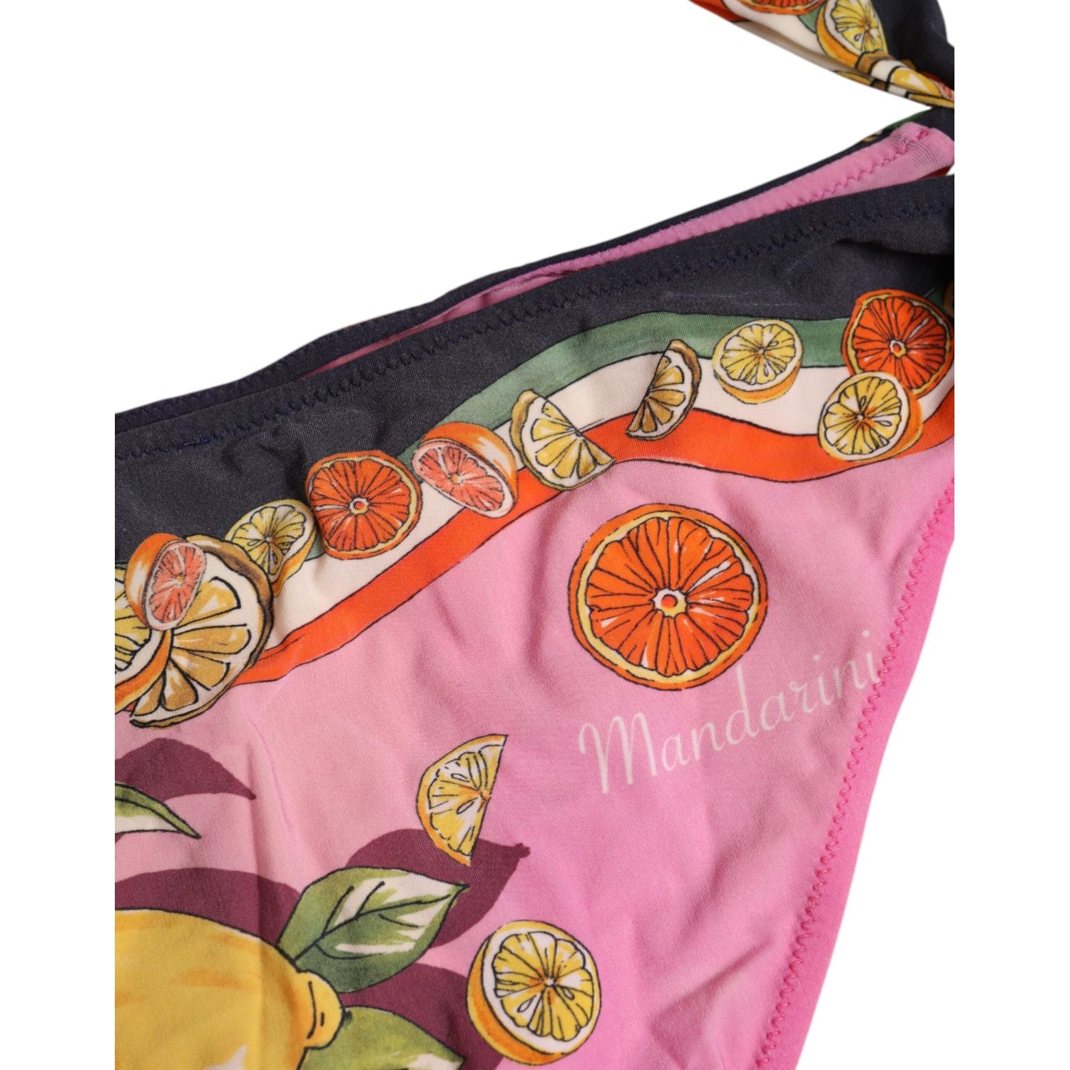 Dolce & Gabbana Pink Printed Swimsuit 2 Piece Top Bottom Swimwear