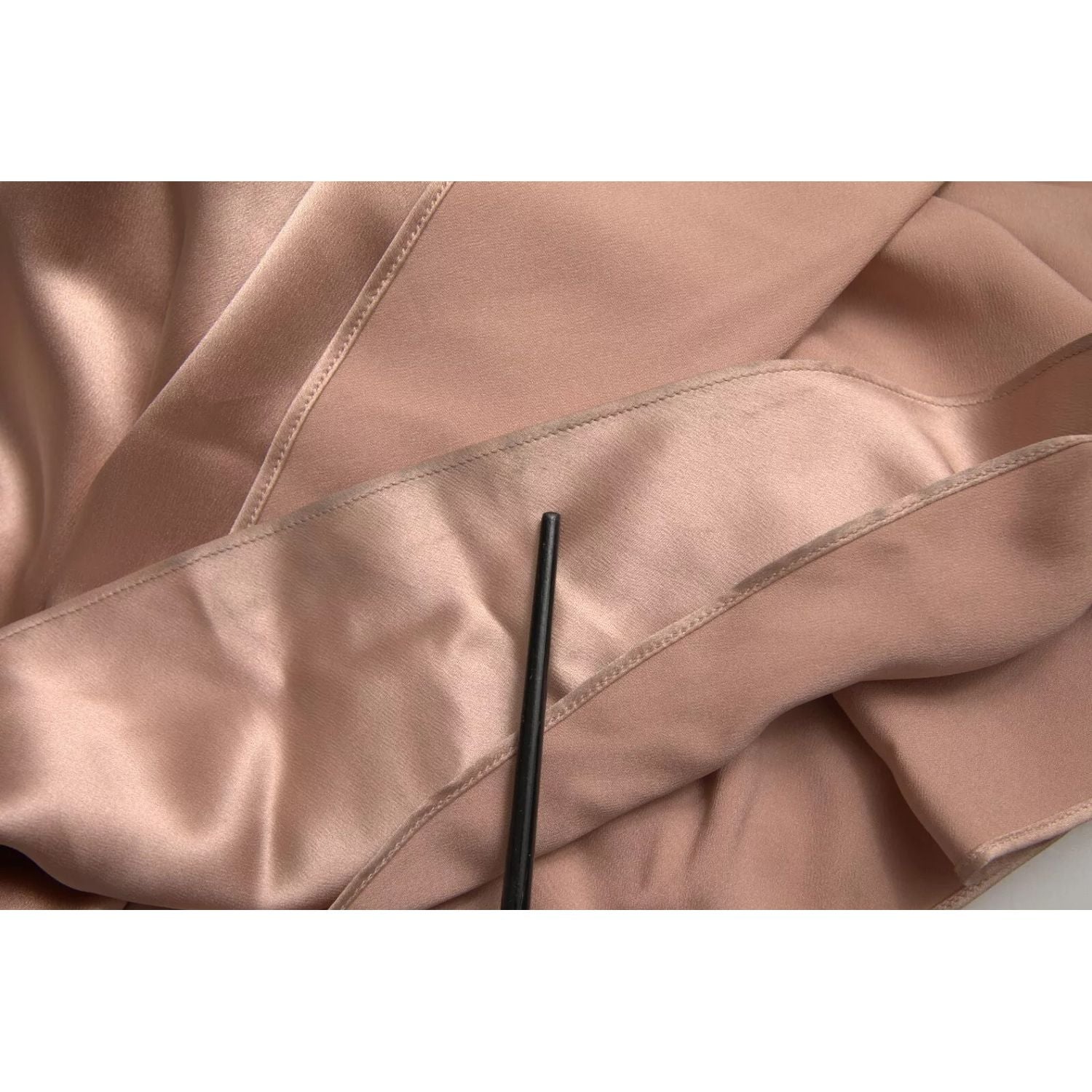 Dolce & Gabbana Pink Silk Stretch Sheath Mermaid Gown Dress