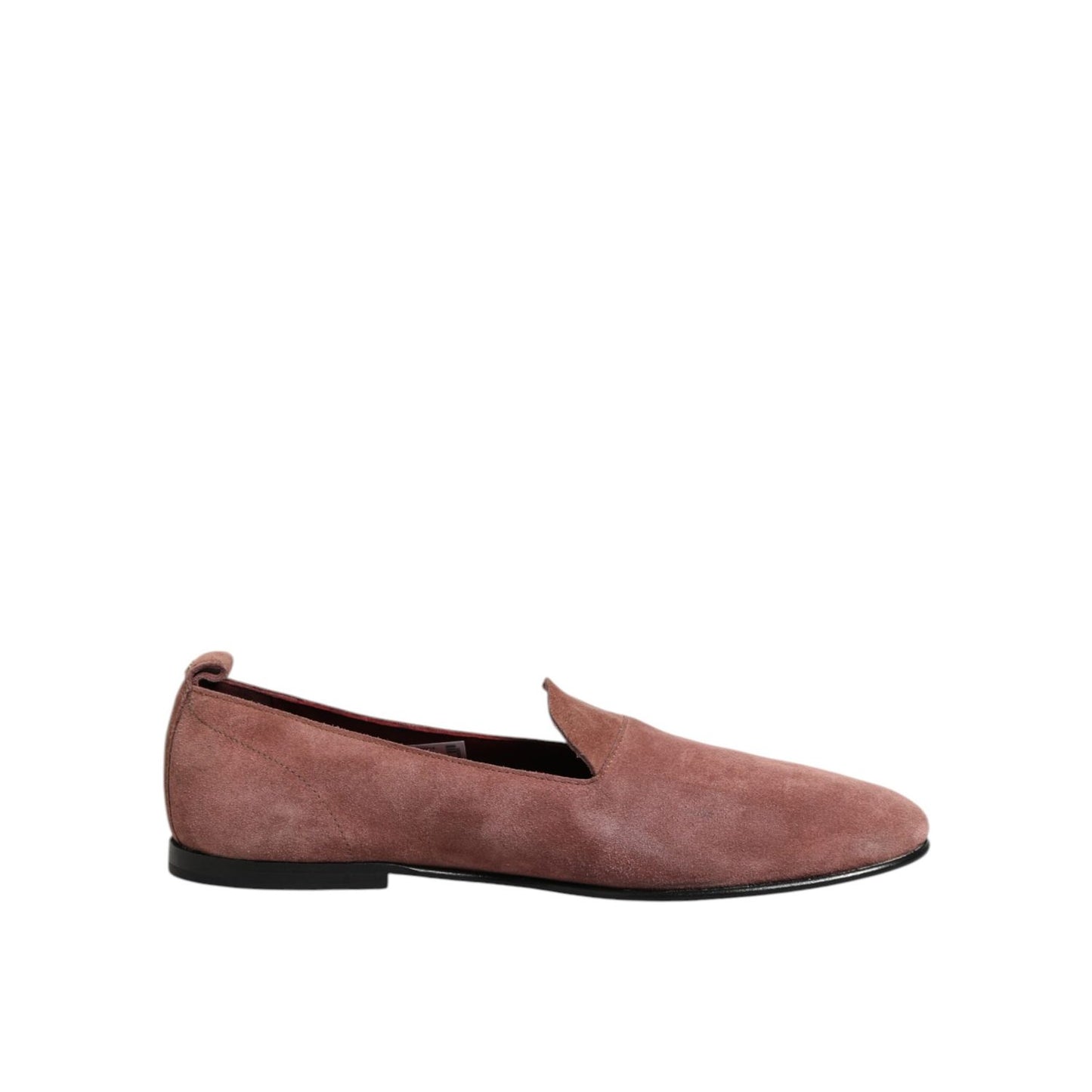 Dolce & Gabbana Pink Suede Loafers Formal Men Dress Shoes Dolce & Gabbana