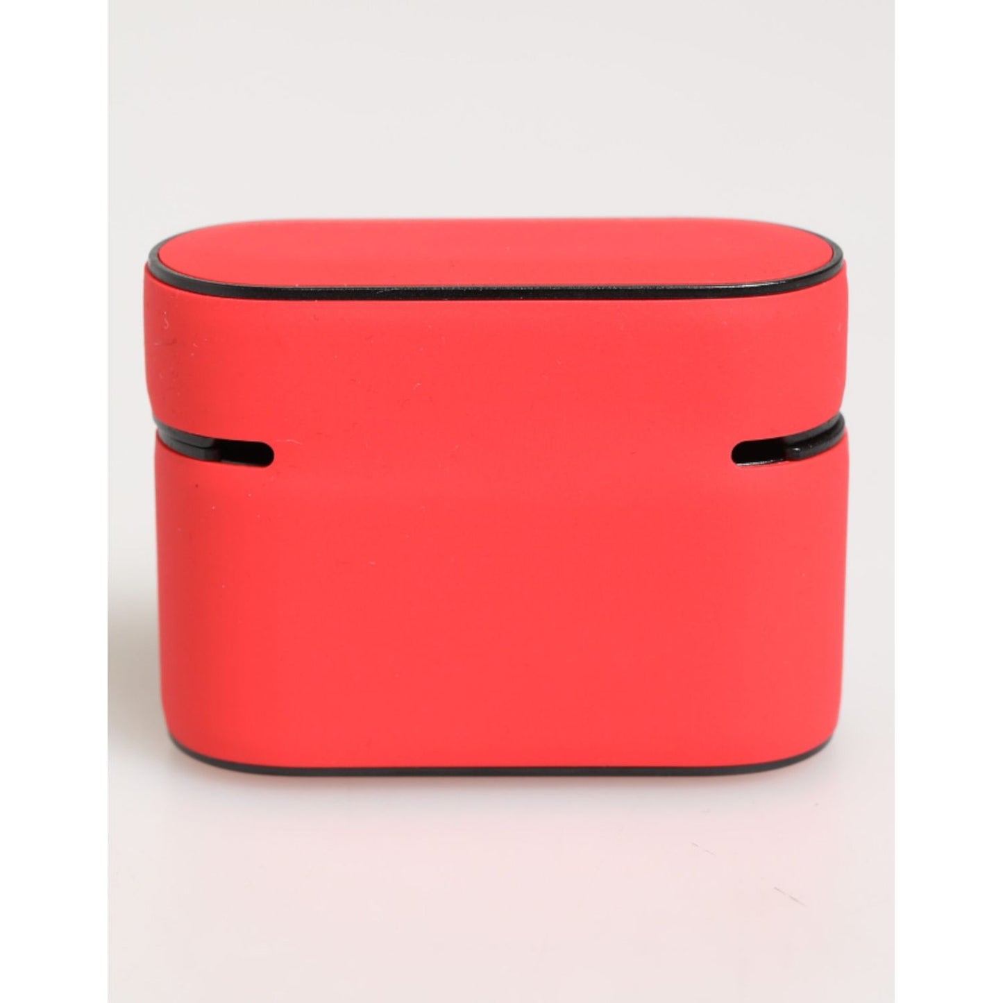 Dolce & Gabbana Red PVC DG Logo Embossed Men Flip Holder Airpods Case