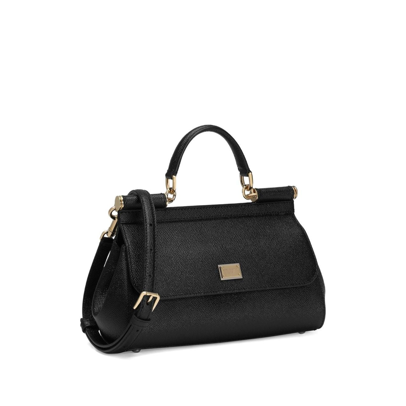 Front view with bag zipped and handles upright.
