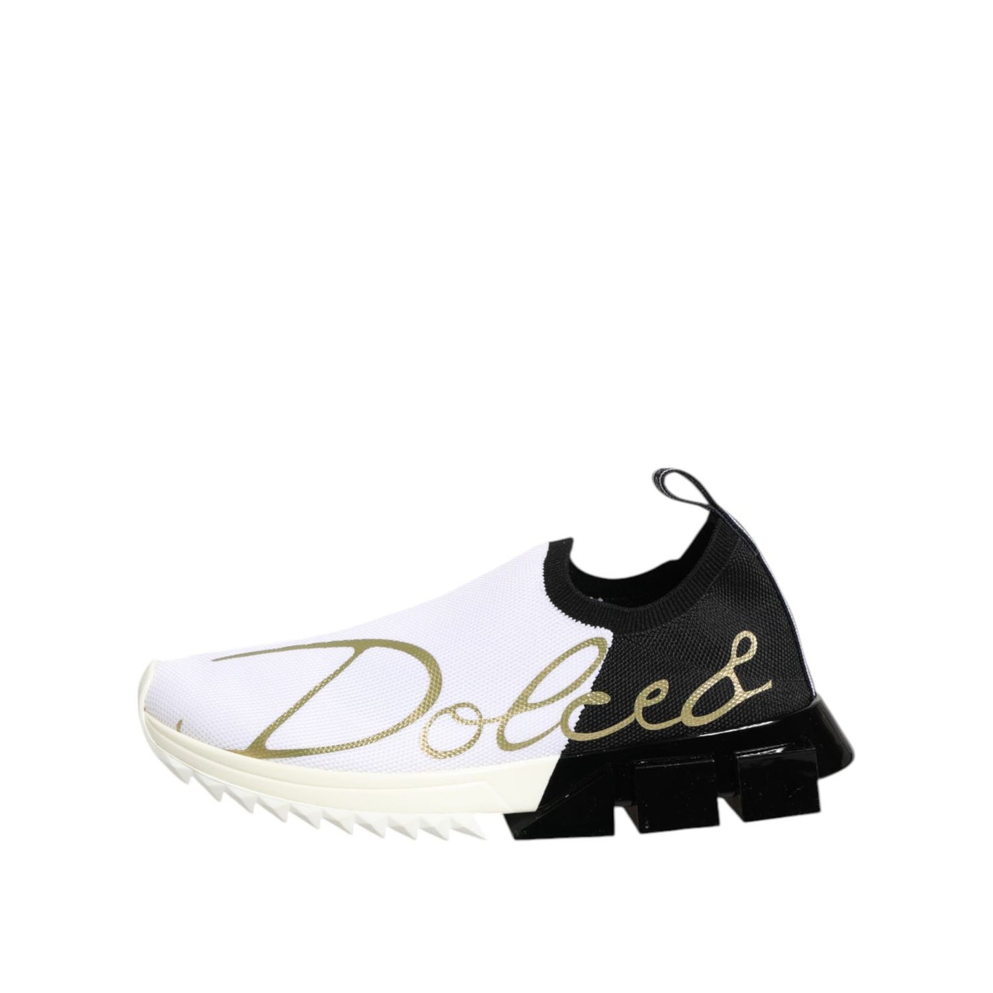 Dolce & Gabbana White Black Low Top Sorrento Sneakers Shoes Dolce & Gabbana