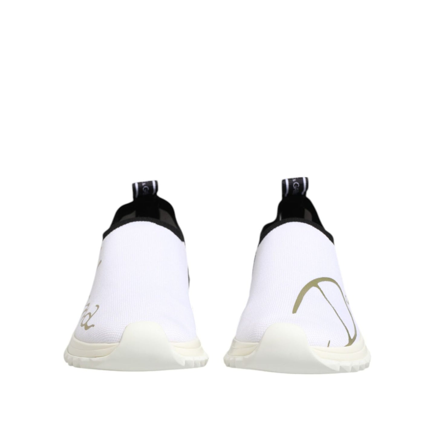 Dolce & Gabbana White Black Low Top Sorrento Sneakers Shoes Dolce & Gabbana