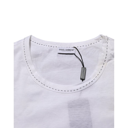 Dolce & Gabbana White Cotton Crew Neck Underwear Tee T-shirt Dolce & Gabbana