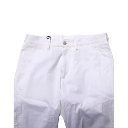 Dolce & Gabbana White Cotton Stretch Men Denim Bermuda Shorts Dolce & Gabbana