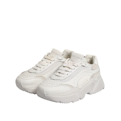 Dolce & Gabbana White Daymaster Low Top Sneaker Shoes Dolce & Gabbana