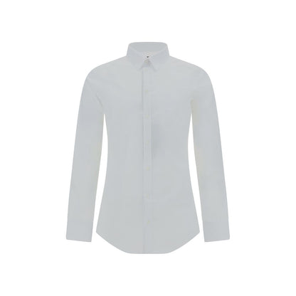 Dolce & Gabbana White Elastane Dress Shirt Dolce & Gabbana