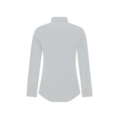 Dolce & Gabbana White Elastane Dress Shirt Dolce & Gabbana