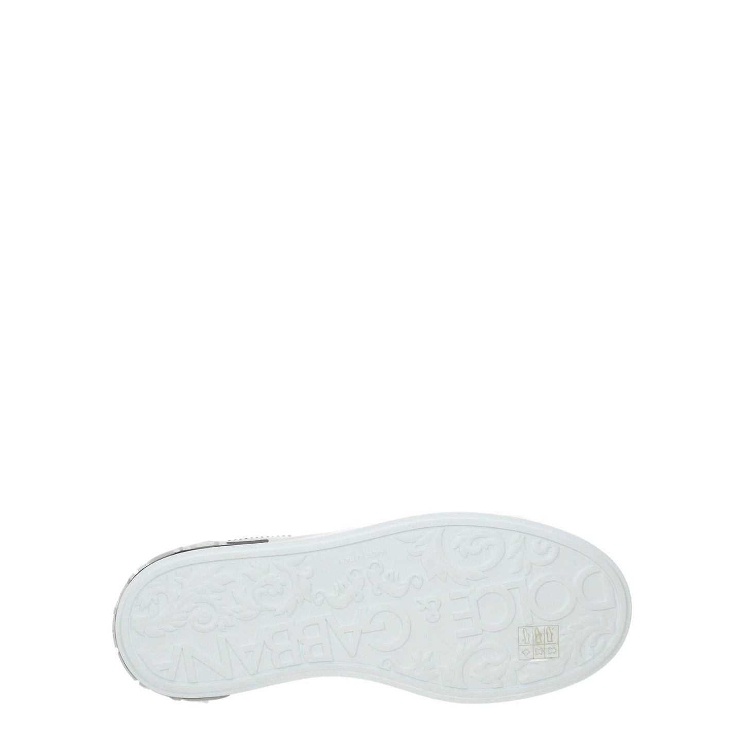 Dolce & Gabbana White Leather Low Top Sneakers Dolce & Gabbana