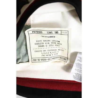 Dolce & Gabbana White Patchwork Jogger Pants Dolce & Gabbana