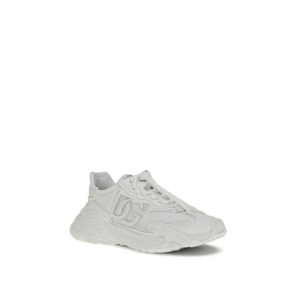 Dolce & Gabbana White Polyamide Athletic Sneakers Dolce & Gabbana