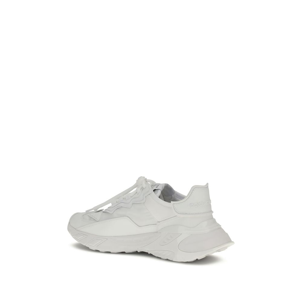 Dolce & Gabbana White Polyamide Athletic Sneakers Dolce & Gabbana