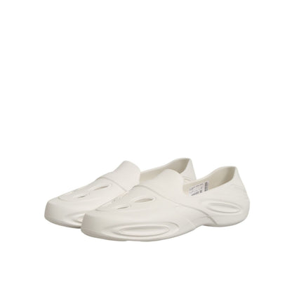Dolce & Gabbana White Rubber Slides Low Top Sneakers Shoes Dolce & Gabbana