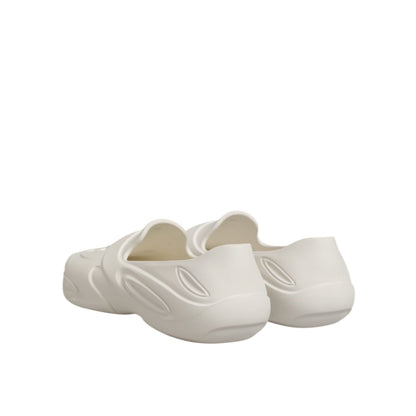 Dolce & Gabbana White Rubber Slides Low Top Sneakers Shoes Dolce & Gabbana