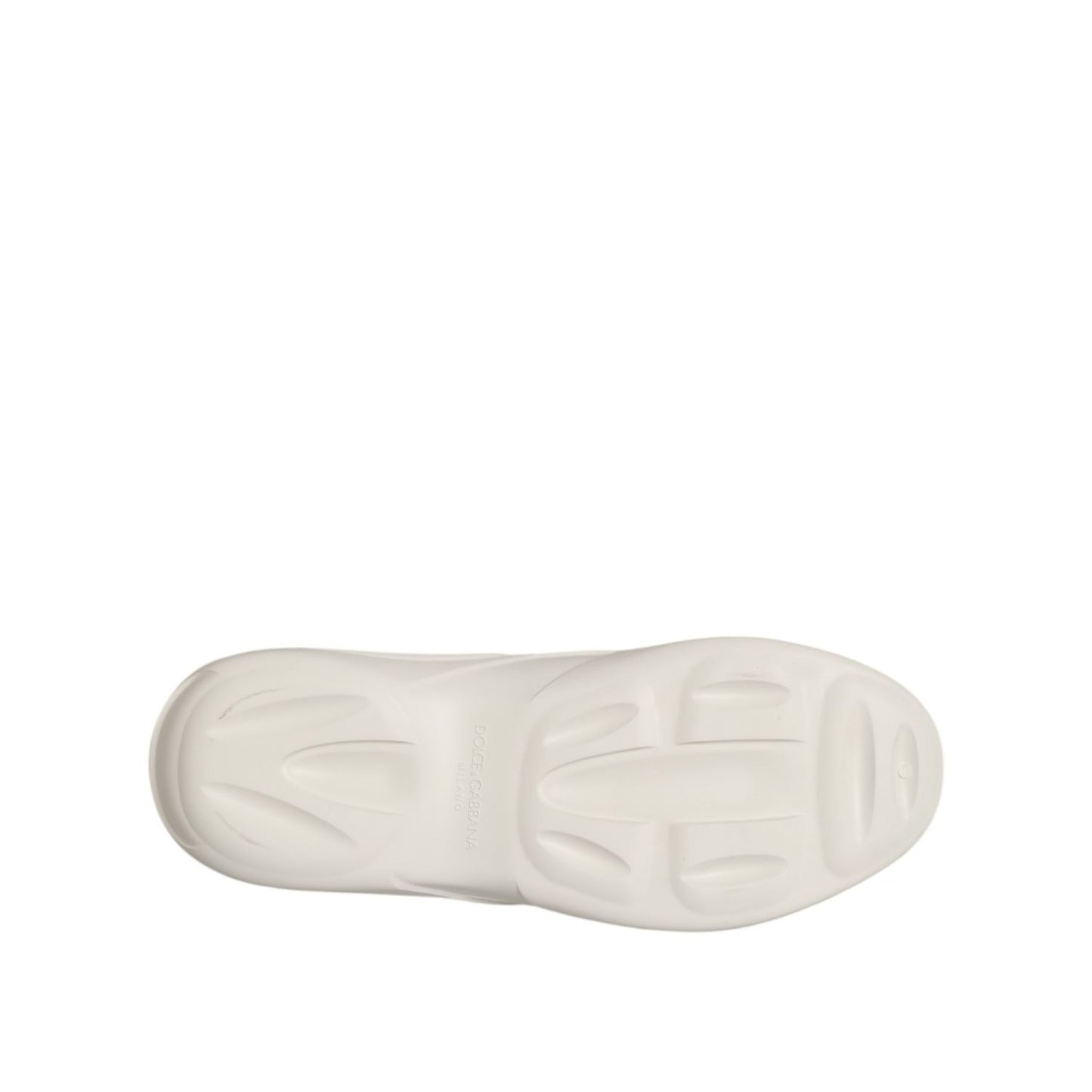 Dolce & Gabbana White Rubber Slides Low Top Sneakers Shoes Dolce & Gabbana