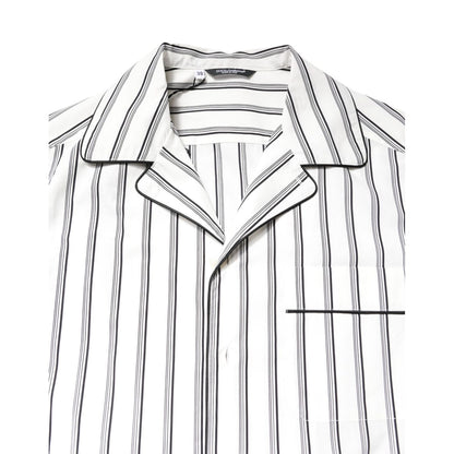 Dolce & Gabbana White Stripes Lounge Pajama Sleepwear Shirt Dolce & Gabbana